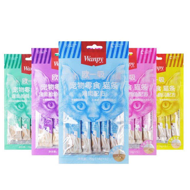 Súp Thưởng Wanpy Các Loại Dành Cho Mèo Kén Ăn