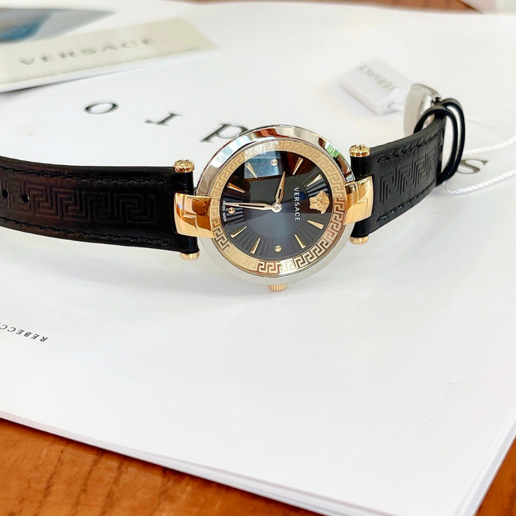 Đồng hồ nữ dây da Versace Revive VE2L00221