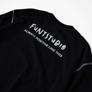 Áo Thun Tay Lỡ Unisex FUNT SLOGAN ONTHECLOUD BASIC