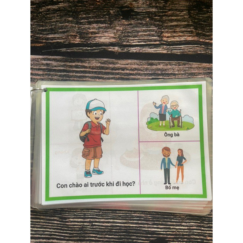 Thẻ Câu hỏi phát triển tư duy theo tình huống