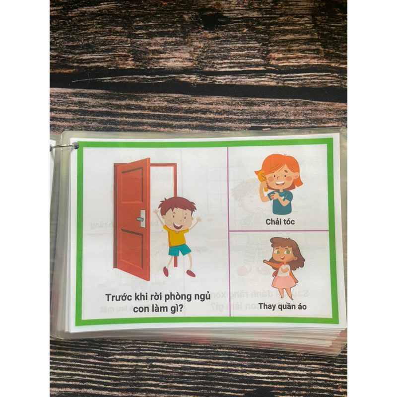 Thẻ Câu hỏi phát triển tư duy theo tình huống