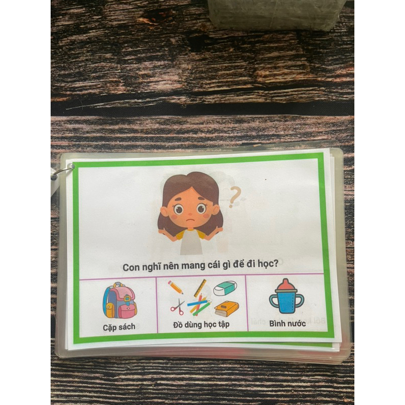 Thẻ Câu hỏi phát triển tư duy theo tình huống