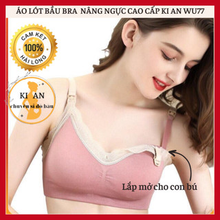 Áo lót bầu Wu77 áo bra bầu nâng ngực chống chảy xệ cao cấp siêu co giãn siêu mát♻️Áo chip bầu cho con bú bà bầu sau sinh