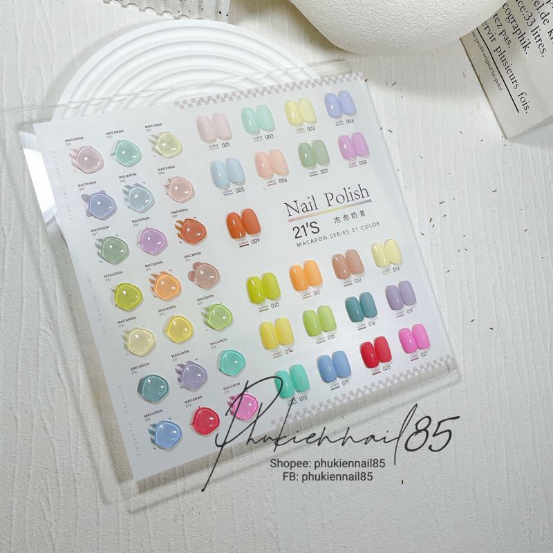 set pastel 21 màu