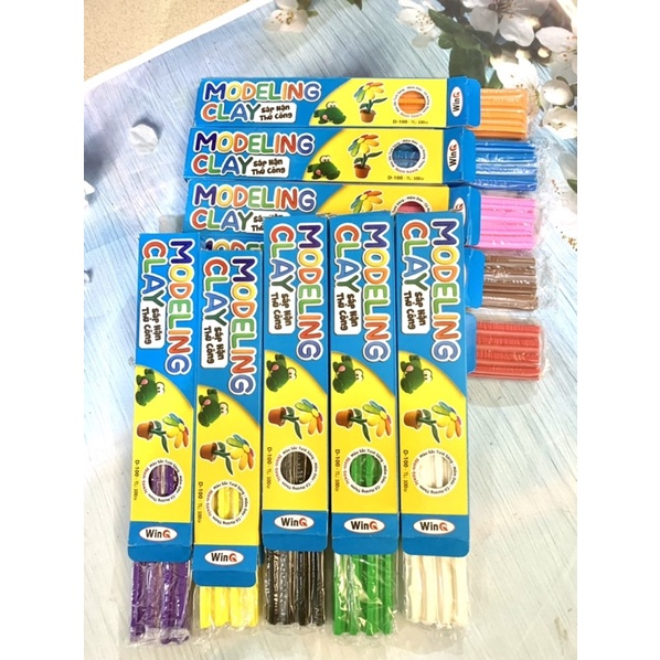 1kg đất nặn đủ màu