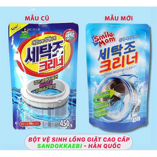 Bột tẩy lồng giặt/ bột vệ sinh lồng máy giặt 450gr Hàn Quốc