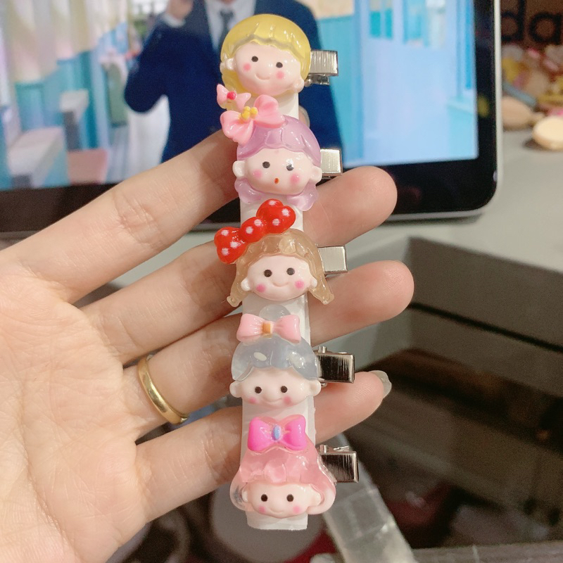 Kẹp Tóc Mini Họa Tiết Hoạt Hình Dễ Thương Thời Trang Mùa Xuân 2023