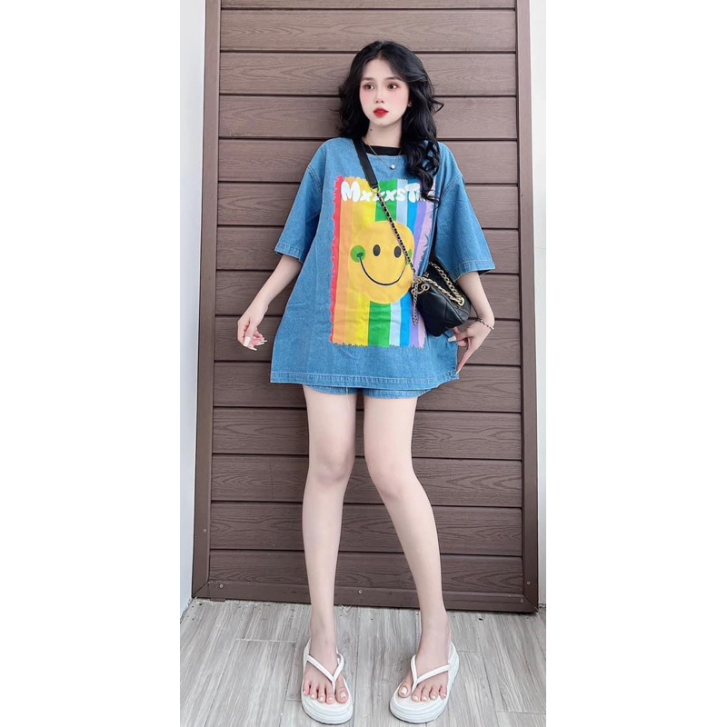 Set bò mặt cười bigsize 60kg - 110kg [ N.D.L bigsize ]