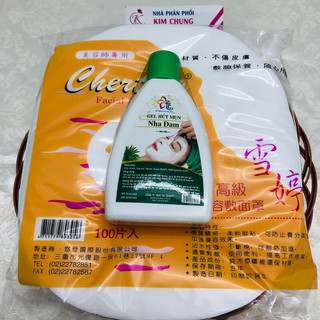 Combo Gel lột mụn T&T 150g + Giấy mặt nạ (Nha đam, Than hoạt tính)
