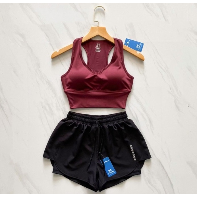 Bộ Áo bra thể thao tập gym yoga erobic chạy bộ chất đanh mịn đẹp - đồ tập gym yoga erobic nữ BR1