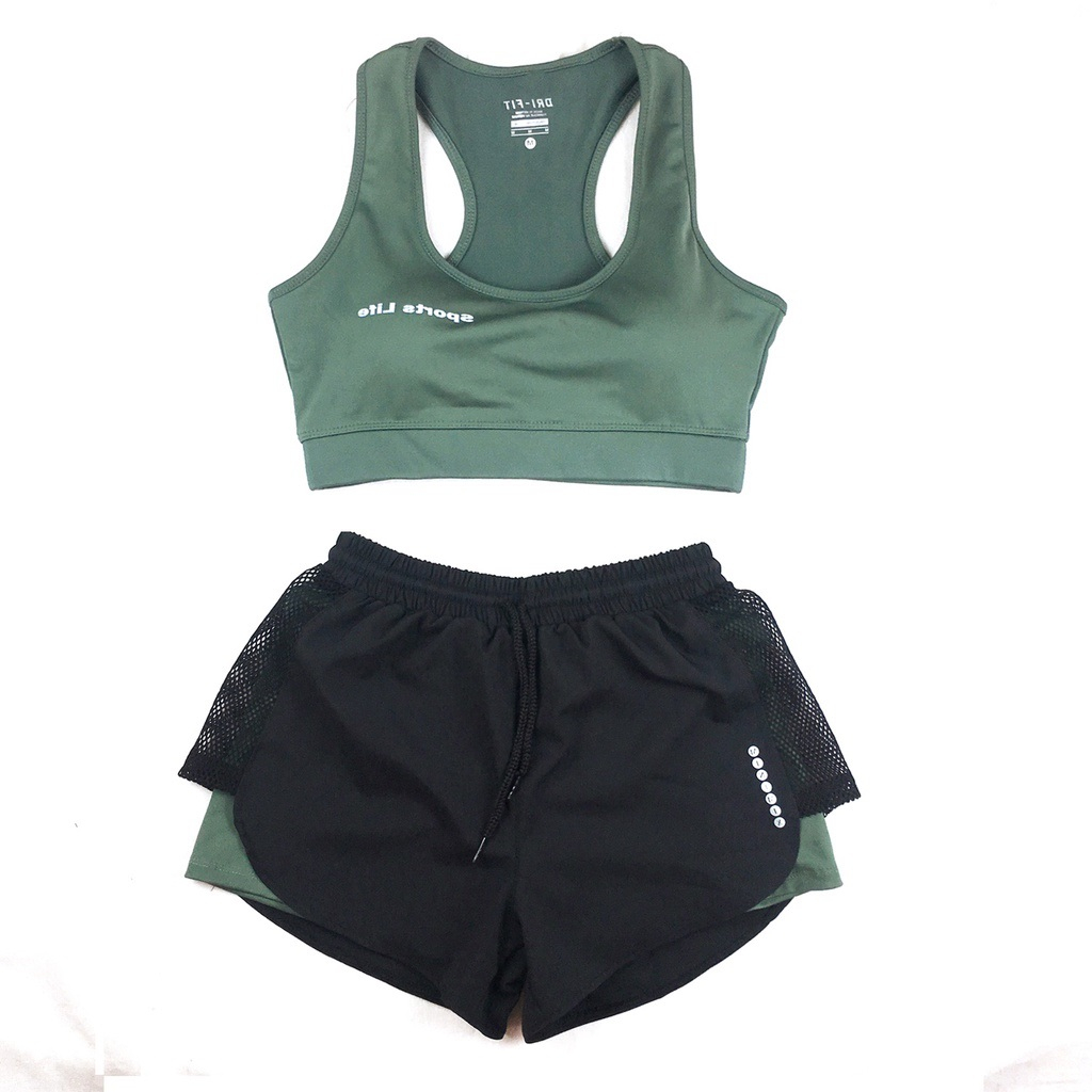 Bộ Áo bra thể thao tập gym yoga erobic chạy bộ chất đanh mịn đẹp - đồ tập gym yoga erobic nữ BR1