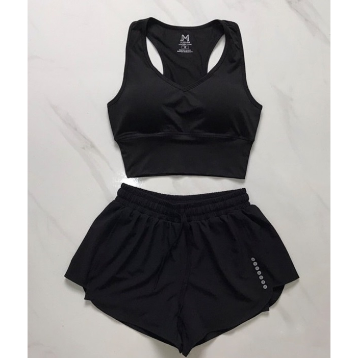 Bộ Áo bra thể thao tập gym yoga erobic chạy bộ chất đanh mịn đẹp - đồ tập gym yoga erobic nữ BR1