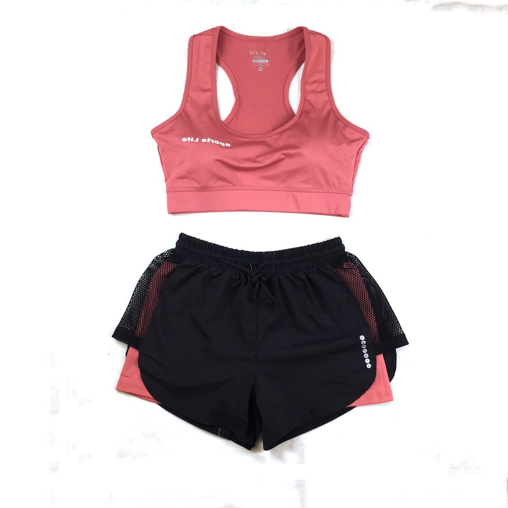 Bộ Áo bra thể thao tập gym yoga erobic chạy bộ chất đanh mịn đẹp - đồ tập gym yoga erobic nữ BR1