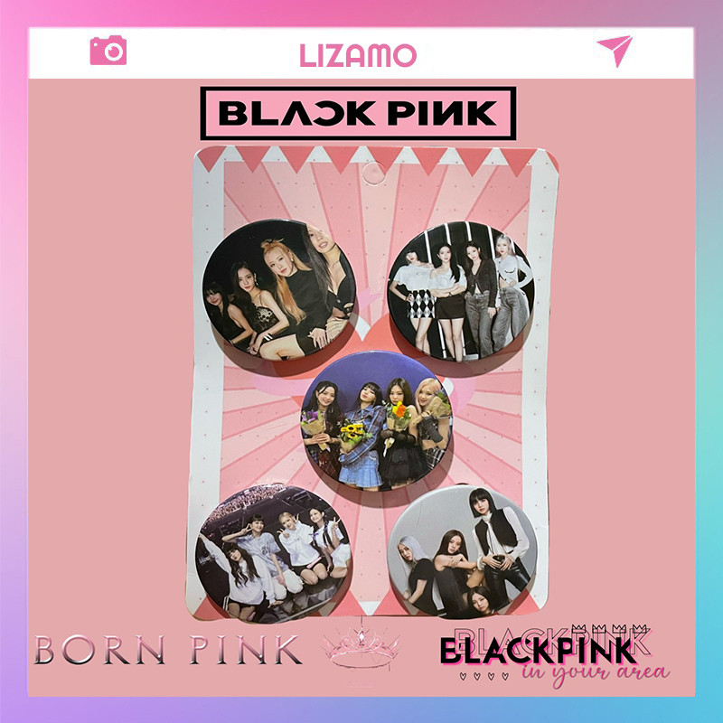 Set 5 huy hiệu BLACKPINK Lizamo