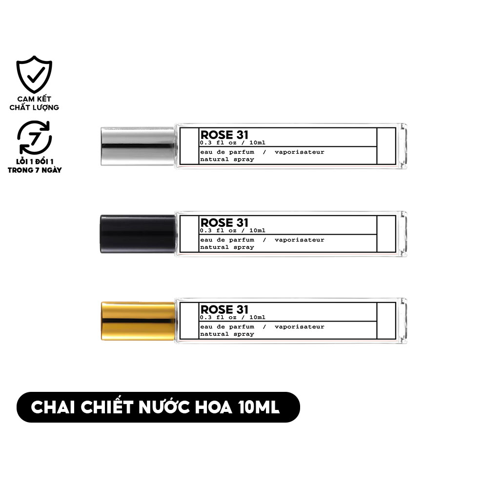 36 Tem nhãn dán nước hoa Le Labo chiết 10ml đã cắt sẵn tất cả các mùi - Kích thước 15mm x 80mm