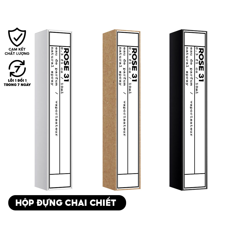 36 Tem nhãn dán nước hoa Le Labo chiết 10ml đã cắt sẵn tất cả các mùi - Kích thước 15mm x 80mm