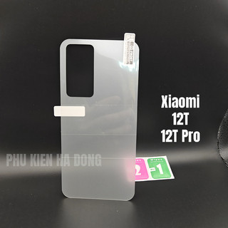 Miếng dán ppf chống xước mặt sau xiaomi 12t pro, 12t