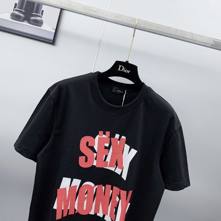 Áo thun tay lỡ form rộng Nam Nữ Premium In Nổi Chữ Sex Money Chất Vải Co Dãn 4 chiều cực hot _ Shopee Việt Nam