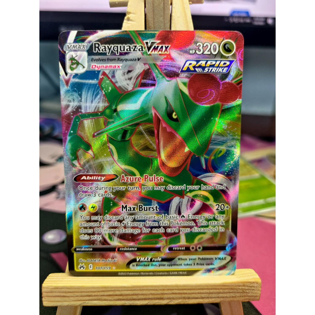 Thẻ Pokemon Rayquaza VMAX - 101/159 - Ultra Rare