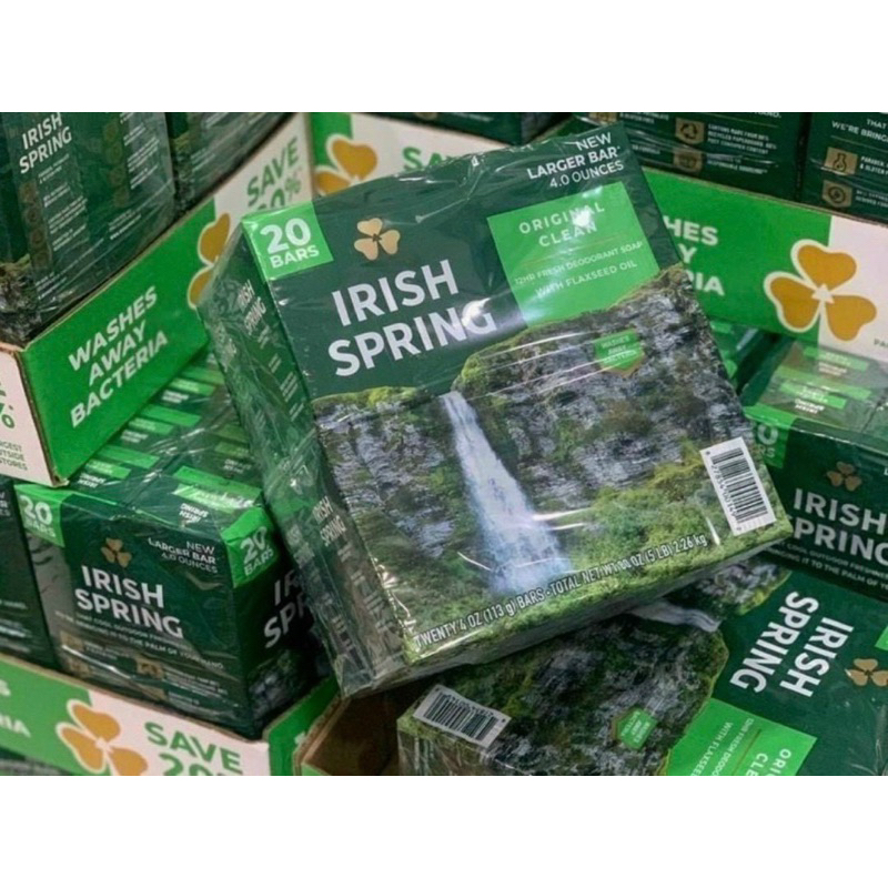[LỐC 20 CỤC] XÀ BÔNG CỤC IRISH SPRING ORIGINAL 113g USA MỸ 🇺🇸