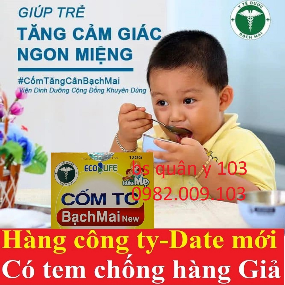 CỐM TĂNG CÂN BẠCH MAI hộp 120g date 2026,Cốm ăn ngon bạch mai mẫu mới