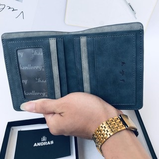 Ví Da Nam BALLERY Cực Chất,Bóp Nam Da Lộn Cầm Tay Thời Trang Hàn Quốc Hot Trend