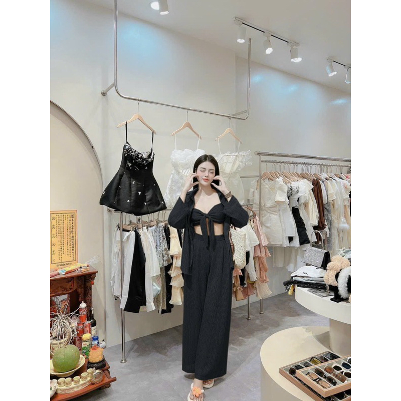 💧 Set 3 Món Ren Kèm Khoác Đi Biển 60-90kg 🔥 Bigsize Rin Heo