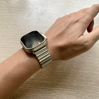 Dây thép bracelet cho iwatch ultra/seri 11/10/9/8/7/6/5/4/SE/Ultra, đồng hồ T700, T800...Fullsize 38/40/41/42/44/45/49mm