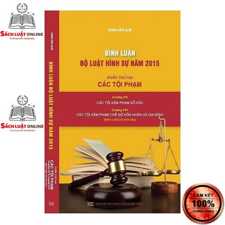 Sách - Combo 10 cuốn Bình luận Bộ luật hình sự (Tác giả Đinh Văn Quế)