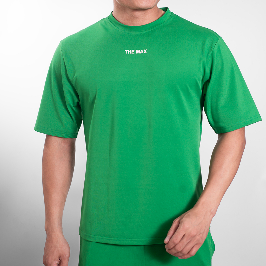 Áo cộc tay oversize THEMAX vải lacot