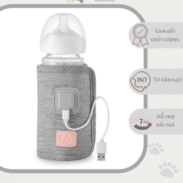 Hâm Sữa Ủ Sữa Di Động Thông Minh Fatzbaby
