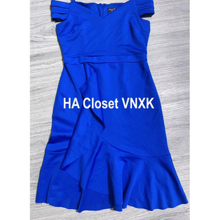 Đầm Ôm Trễ Vai Đuôi Cá Xuất Dư💃🏻