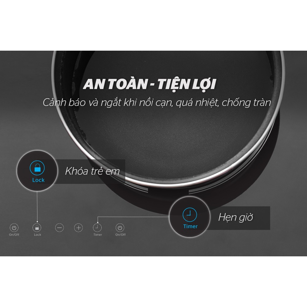 Bếp điện từ đôi Sunhouse SHB8100