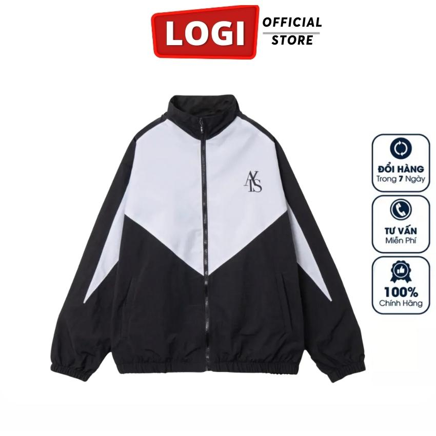 Áo khoác gió bomber cổ đứng mẫu mới nam nữ đều mặc được, Áo khoác dù form rộng 2 lớp đang hót hiện nay LOGI_STORE AD66