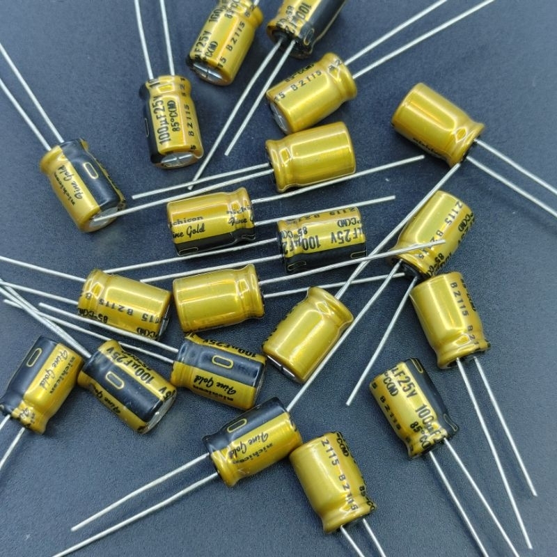 Tụ Nichicon Fine Gold FG 100uF 25V