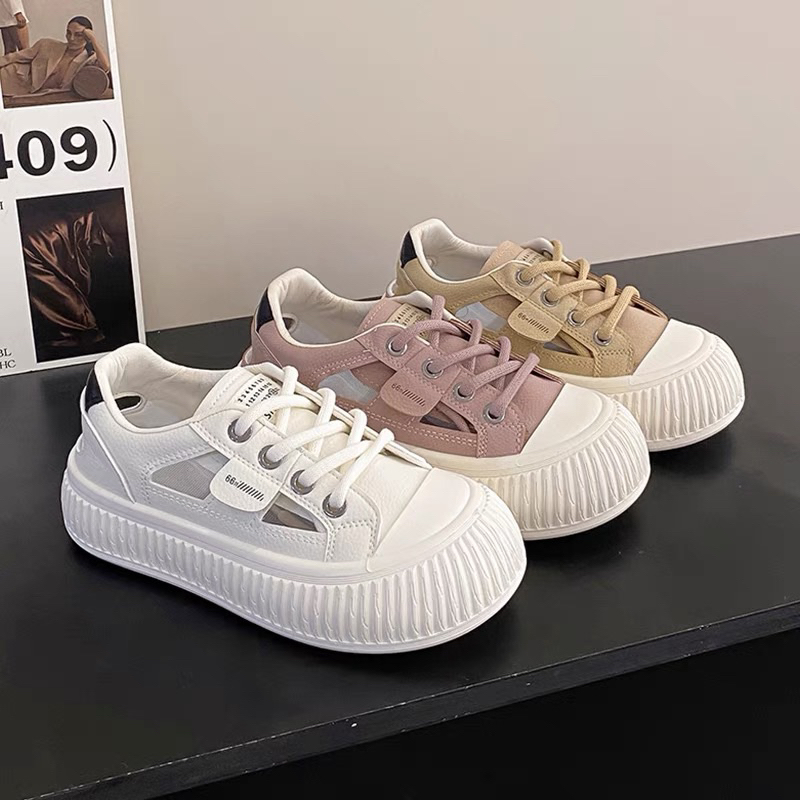 GIÀY THỂ THAO KHOÉT EO ĐẾ CAO 5CM hàng QC siêu đẹp