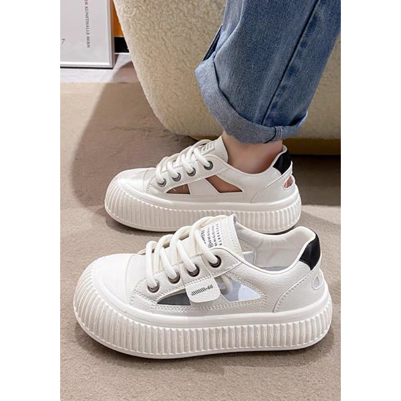 GIÀY THỂ THAO KHOÉT EO ĐẾ CAO 5CM hàng QC siêu đẹp