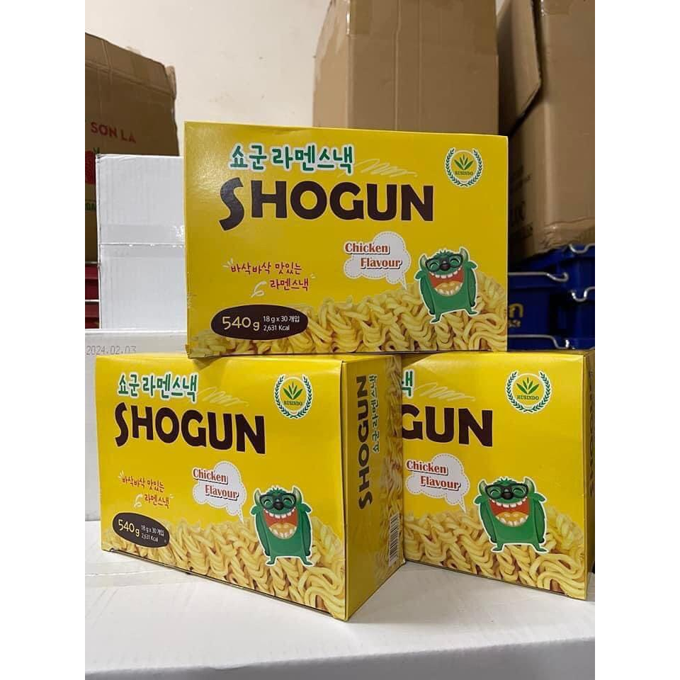 Mì tôm Hàn Quốc - SHOGUN - 1 thùng 30 gói 18g