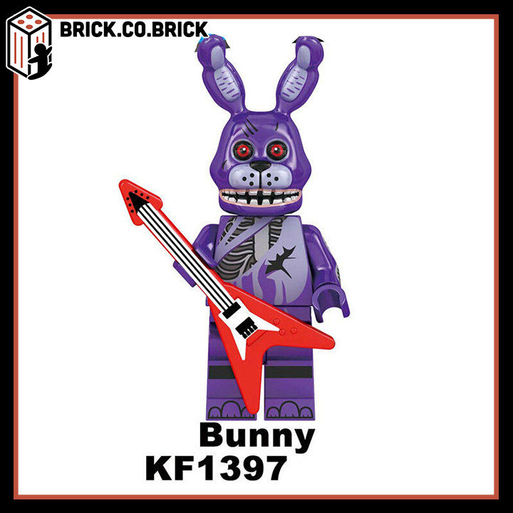 Đồ chơi Lắp ráp Phim Kinh Dị Năm Đêm Tại Freddy Ballonboy Không Có Khuôn Mặt Người Đàn Ông Foxy Spintraft Freddy Mô hình