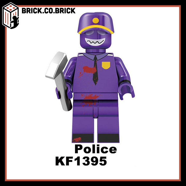 Đồ chơi Lắp ráp Phim Kinh Dị Năm Đêm Tại Freddy Ballonboy Không Có Khuôn Mặt Người Đàn Ông Foxy Spintraft Freddy Mô hình