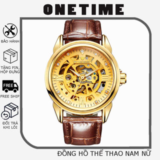  Đồng hồ cơ nam dây da FNGEEN CODA đồng hồ cơ lộ máy mặt kính chống trầy xước - One Time Store 