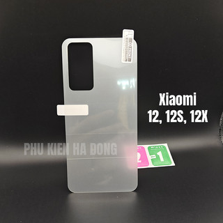 Miếng dán ppf chống xước mặt sau xiaomi 12s, 12x, 12