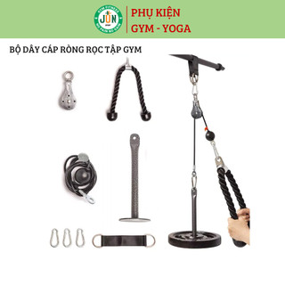 Bộ Dây Cáp Ròng Rọc Tập Gym Tại Nhà Jun Sport