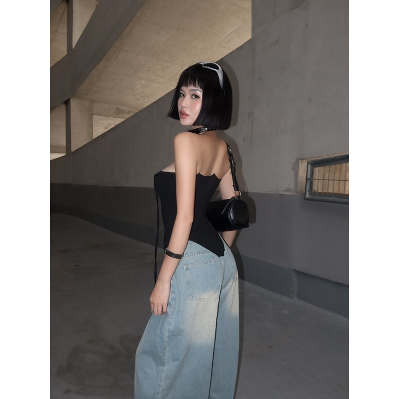 Áo corset có gọng định hình