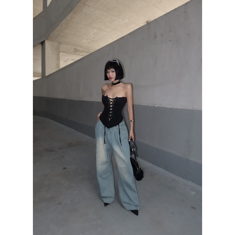 Áo corset có gọng định hình