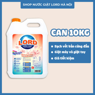 Nước giặt Lord 10kg đậm đặc, bền màu quần áo