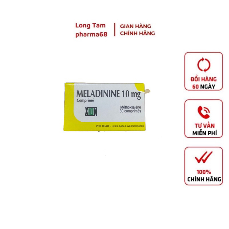 Viên Uống Hỗ Trợ Vảy Nến - Meladinin 10 ( Lọ 30 viên)