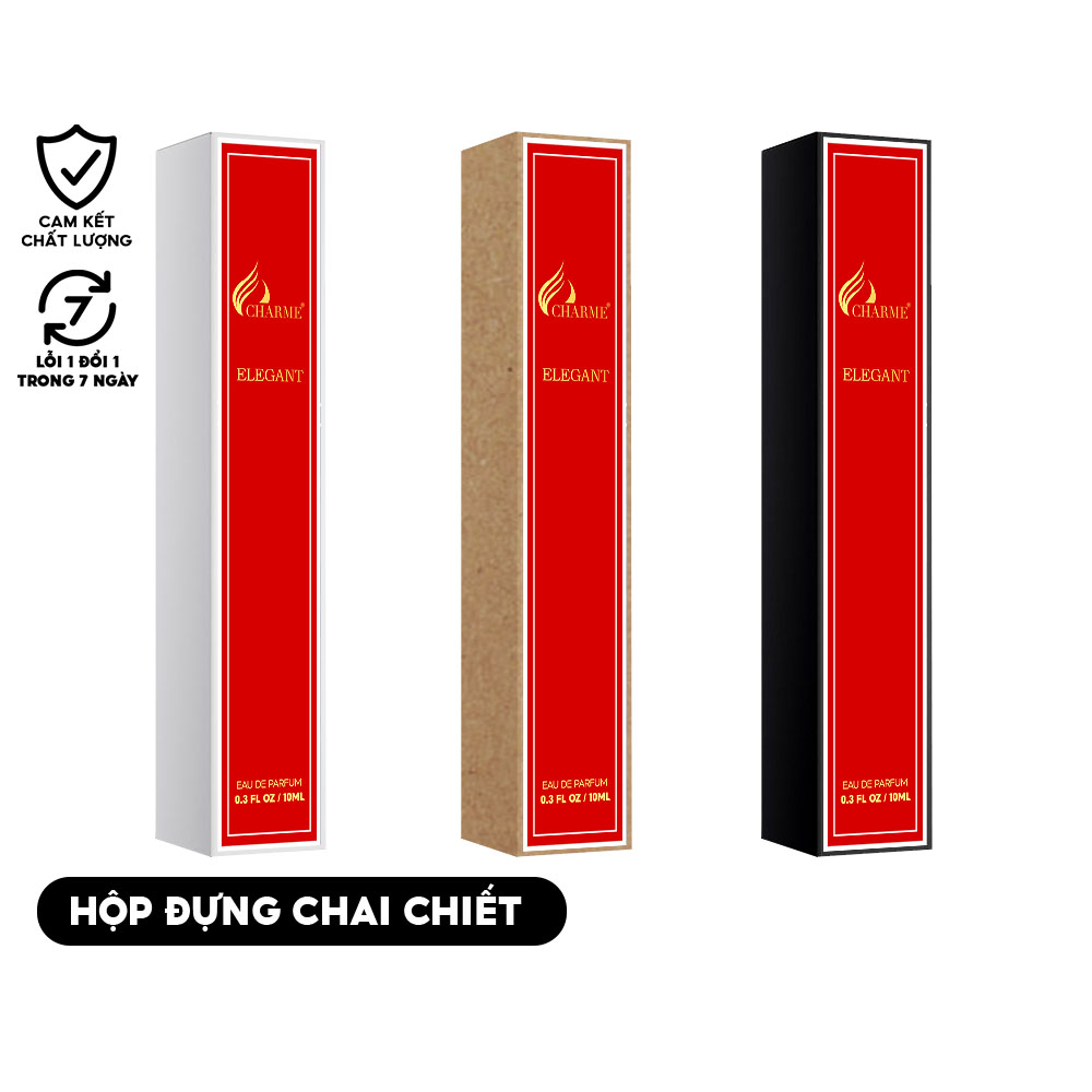 36 Tem nhãn dán nước hoa Charme chiết 10ml đã cắt sẵn tất cả các mùi - Kích thước 15mm x 80mm