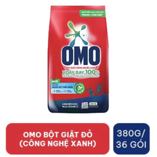 Bột giặt omo 380gr đỏ