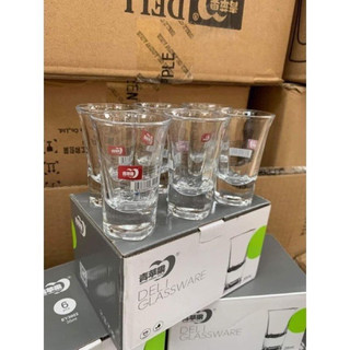 Bộ 6 ly thủy tinh Deli cao cấp